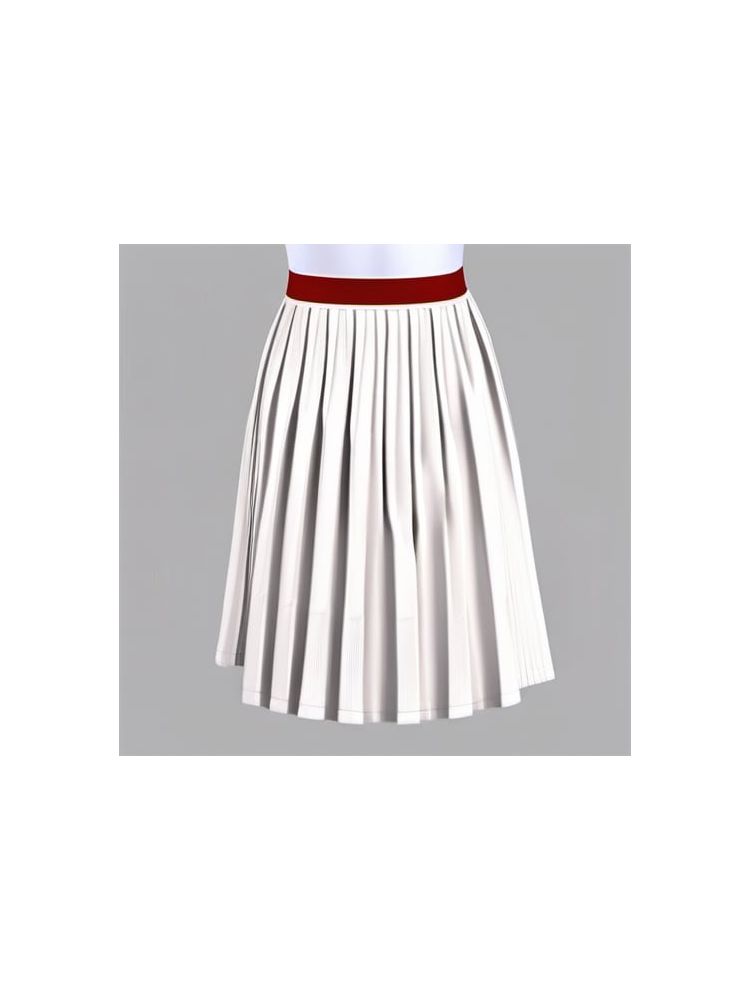 Pleated Midi Skirt