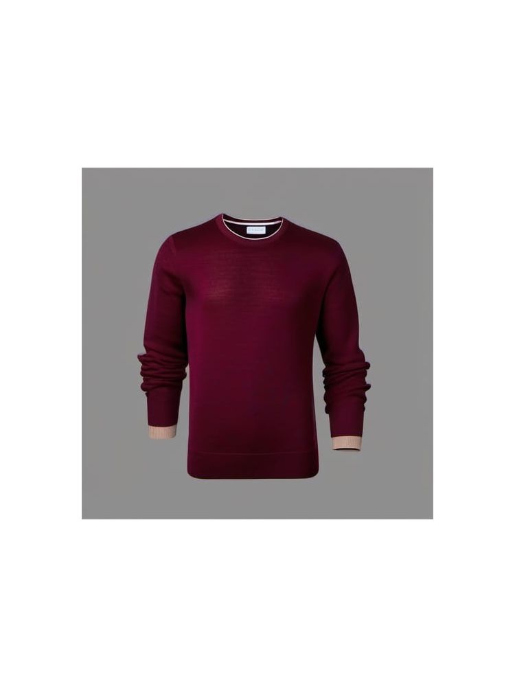 Merino Wool Crewneck Sweater - Plus