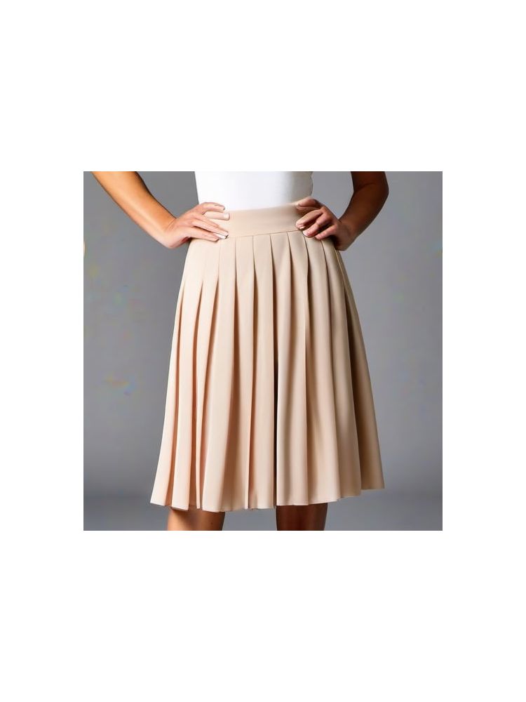 Pleated Midi Skirt - Lite
