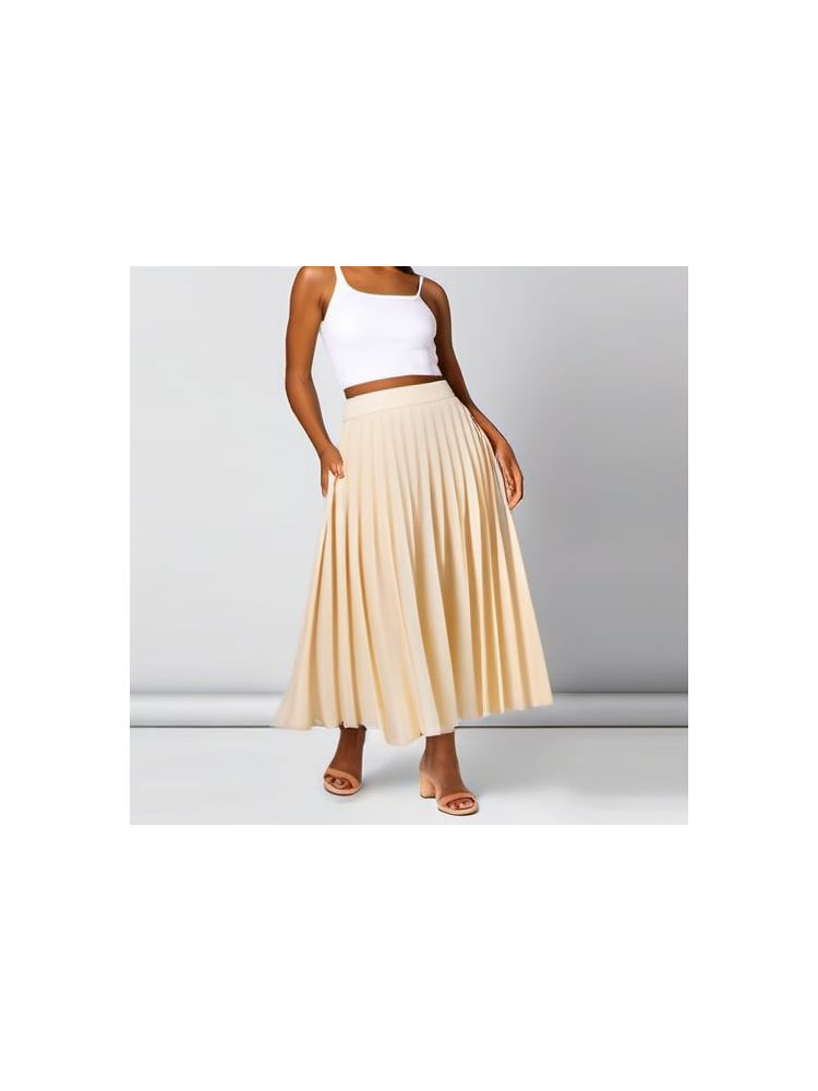 Pleated Midi Skirt - Deluxe