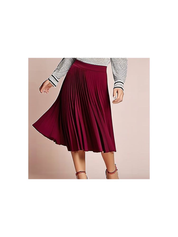 Pleated Midi Skirt - Essential