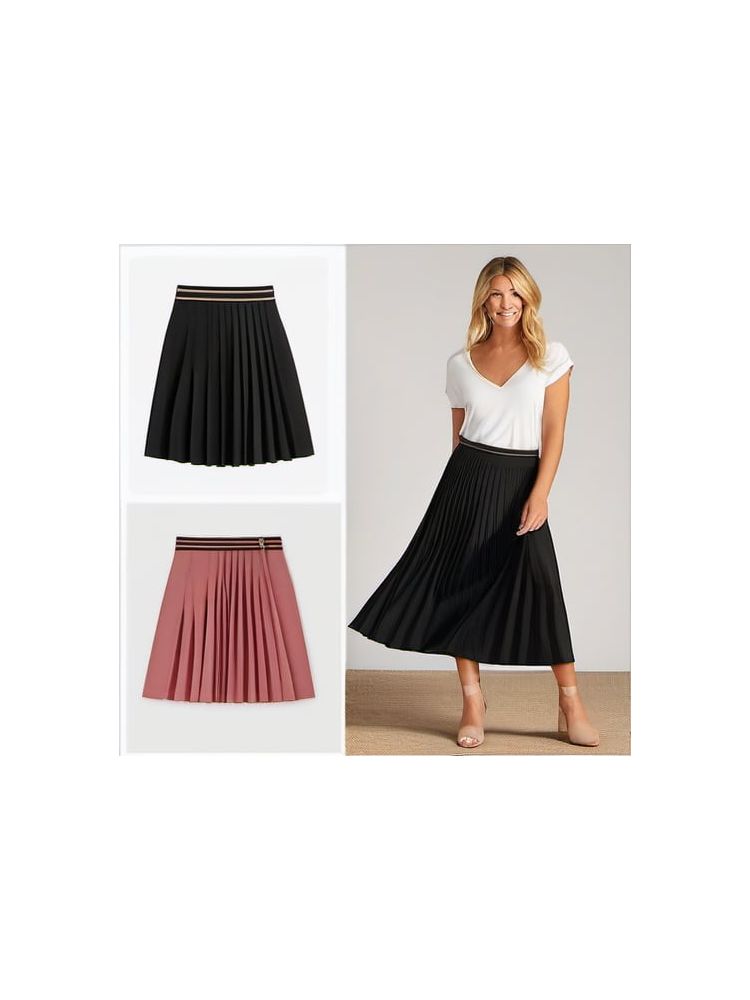 Pleated Midi Skirt - Advanced