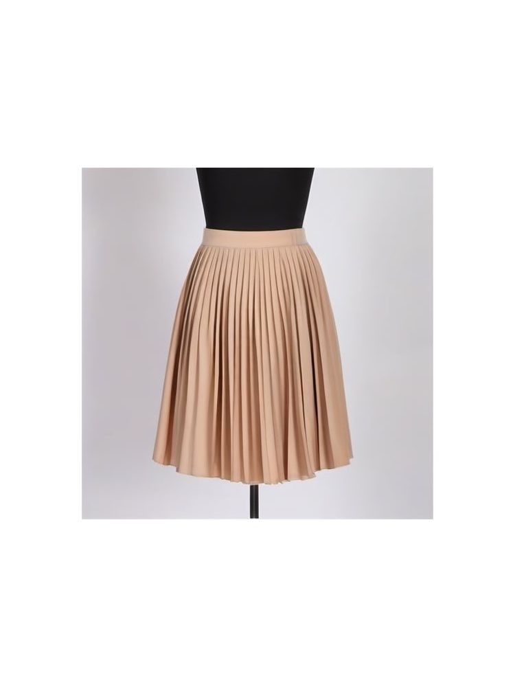 Pleated Midi Skirt - Premium