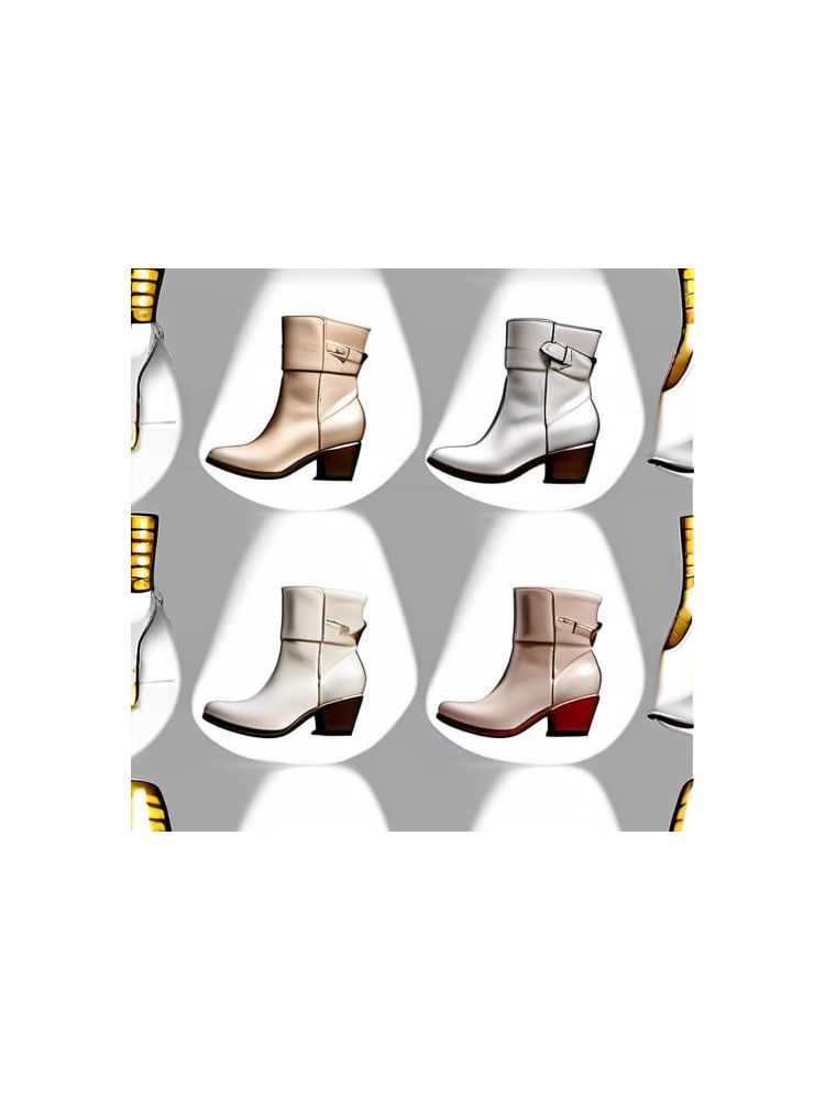 Leather Ankle Boots - Plus