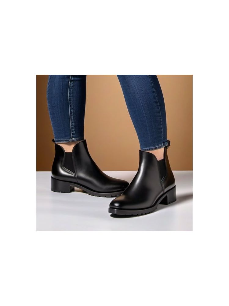 Leather Ankle Boots - Classic