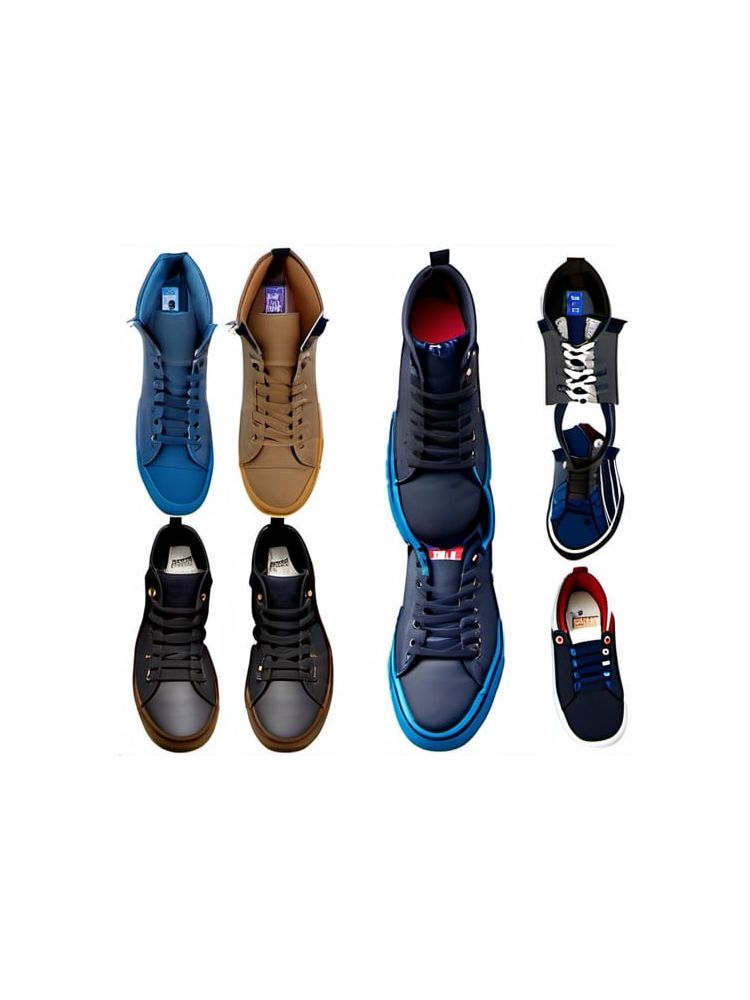 Canvas High-Top Sneakers - Deluxe