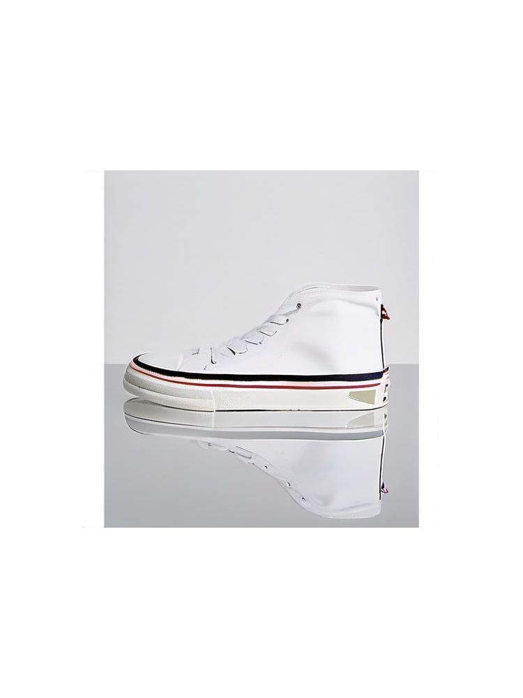 Canvas High-Top Sneakers - Essential