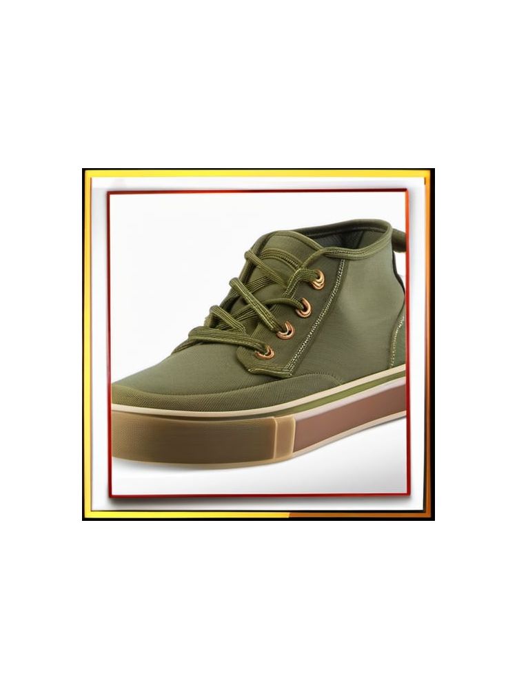 Canvas High-Top Sneakers - Advanced