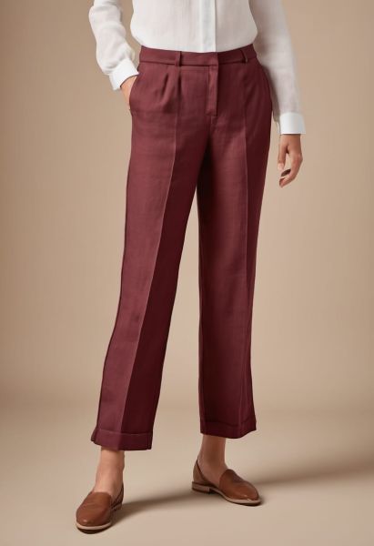 Linen Cropped Trouser