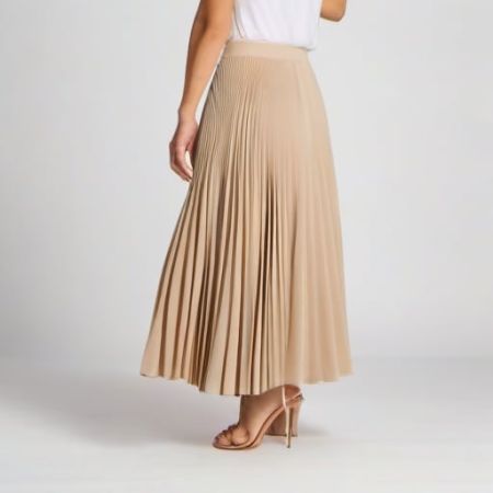 Pleated Midi Skirt - Lite