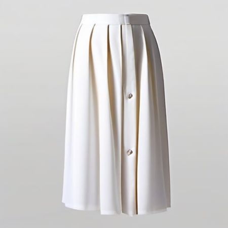 Pleated Midi Skirt - Deluxe